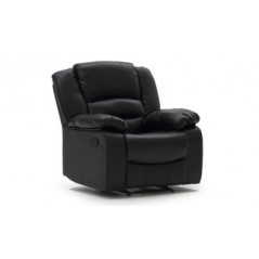 VL Barletto 1 Seater Recliner - Black (Nett)